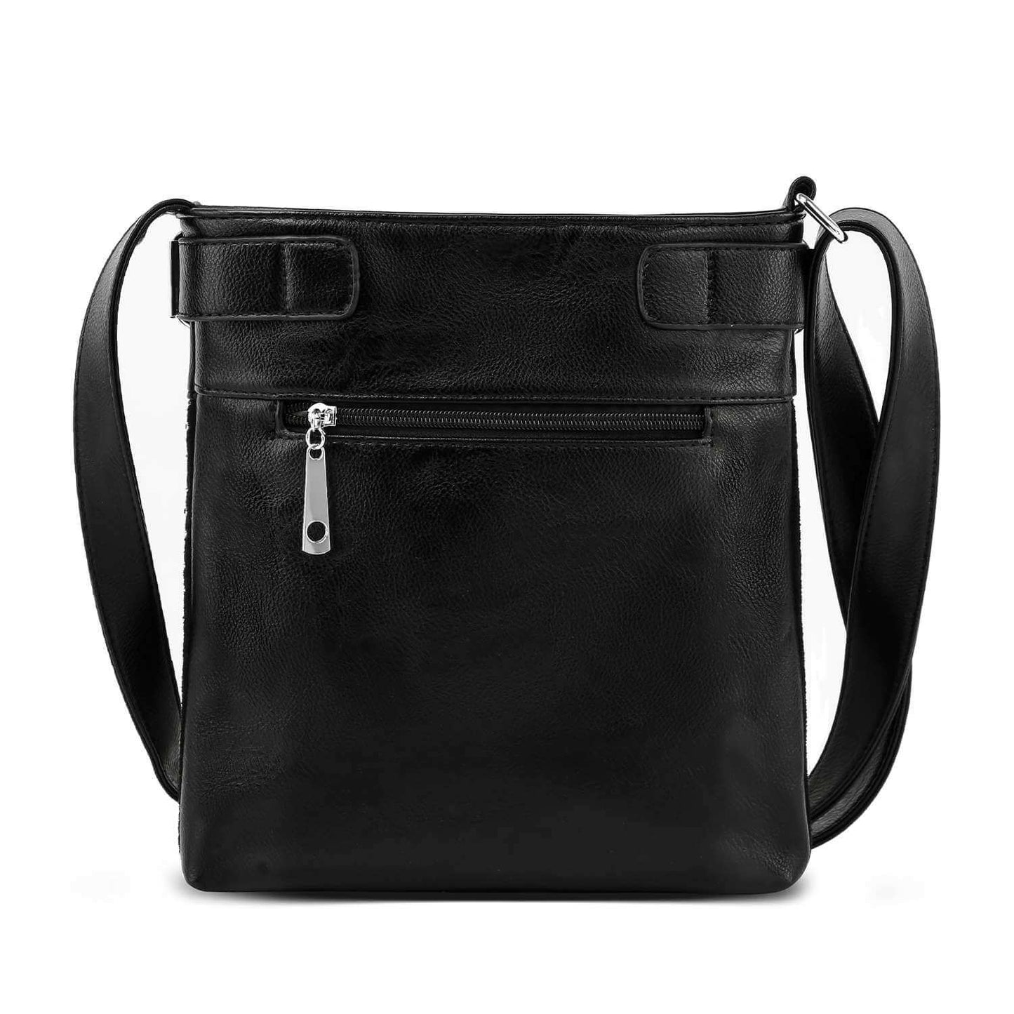 Poppy Flowers - Rhinestone Crossbody Bag