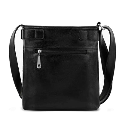 Poppy Flowers - Rhinestone Crossbody Bag