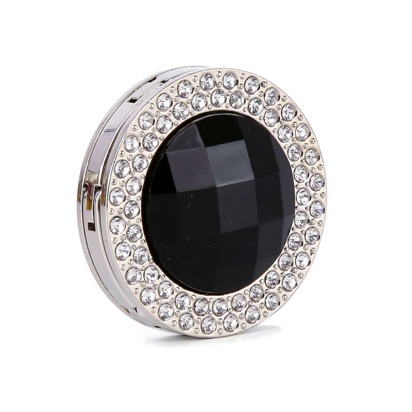 Gem and Rhinestone Purse Hanger: Black - Alie's Boutique