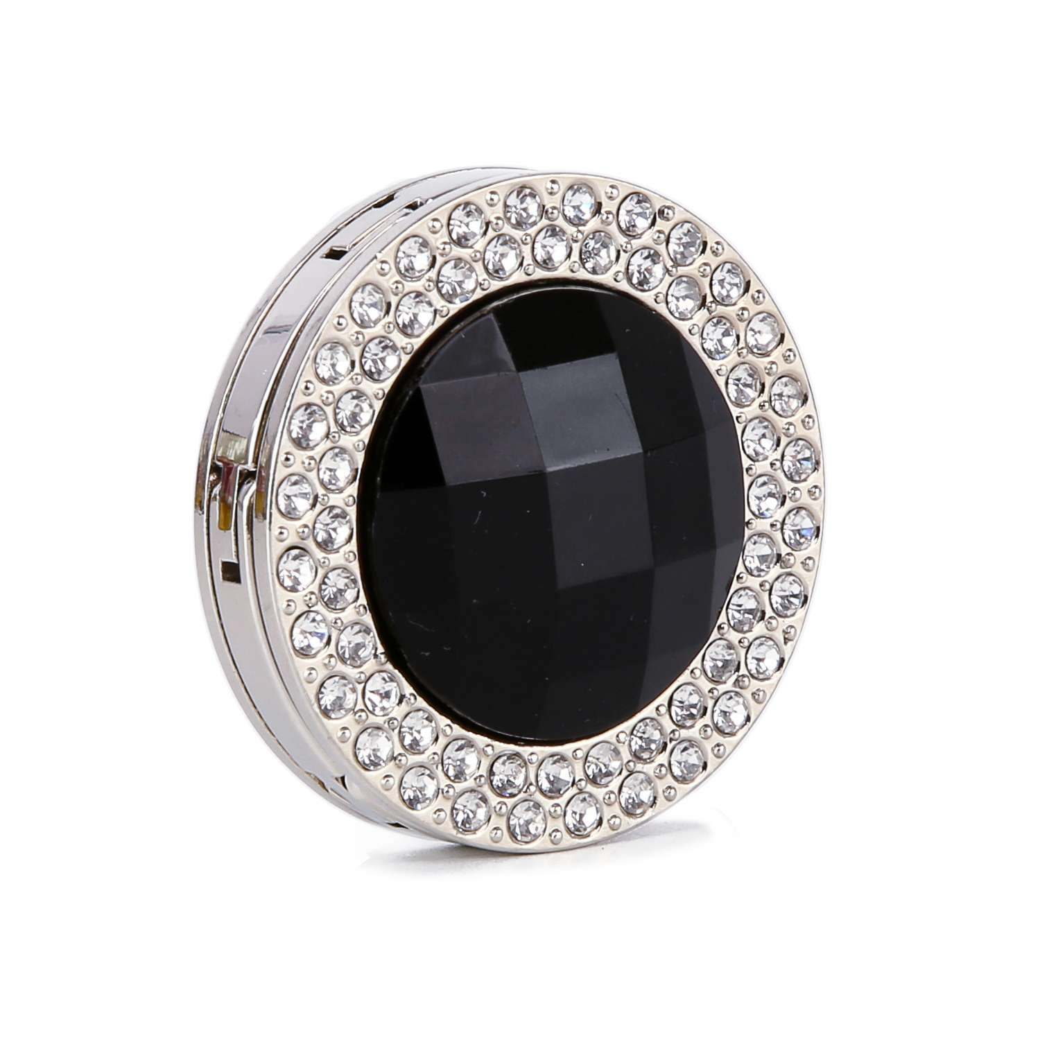 Gem and Rhinestone Purse Hanger: Black - Alie's Boutique