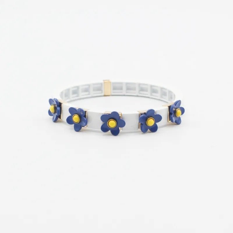 Daisy Lane - White Bracelet-Shop Alies Boutique