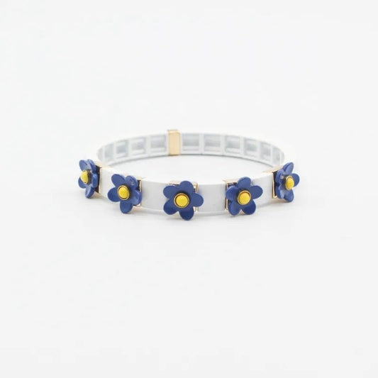 Daisy Lane - White Bracelet-Shop Alies Boutique