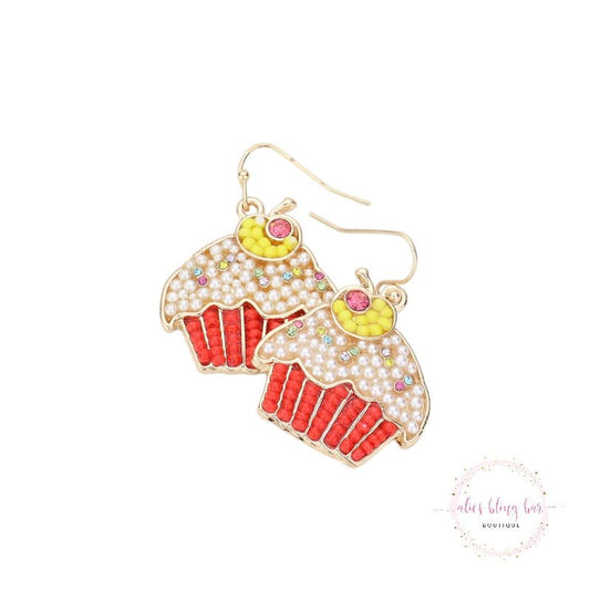 Delicious Delight - Red Earrings - Sale - Alies Bling Bar - Shop Alies Boutique