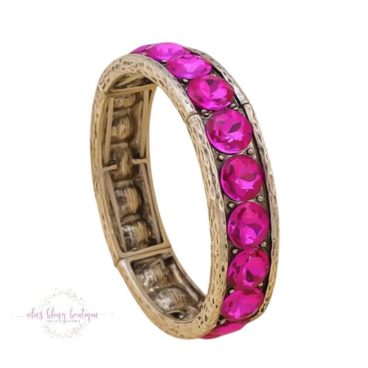 Femme Radiance - Pink Bangle - Sale-Shop Alies Boutique