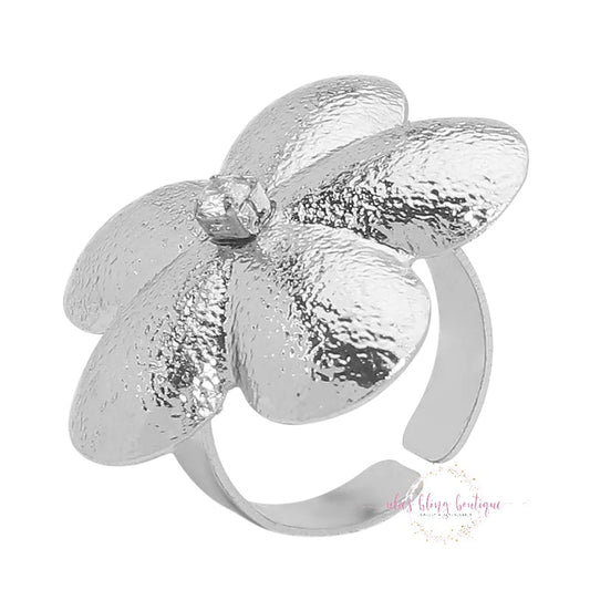 Floral Fantasy - Silver Ring - Sale-Shop Alies Boutique