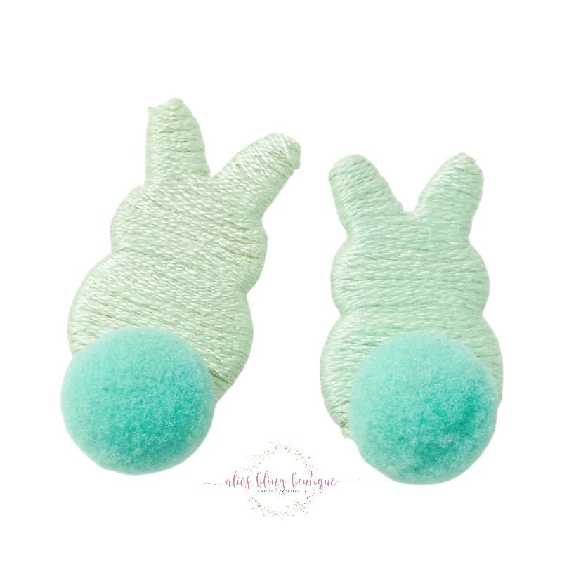 Fluff & Frolic - Mint Bunny Earrings-Shop Alies Boutique