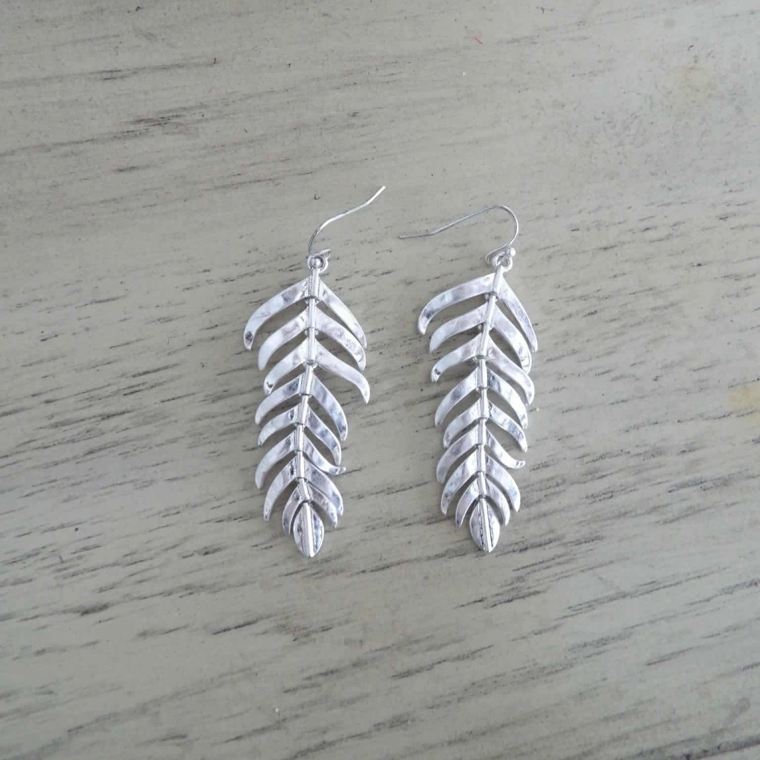 Frond Whisper - Silver Earrings - Shop Alies Boutique - Shop Alies Boutique
