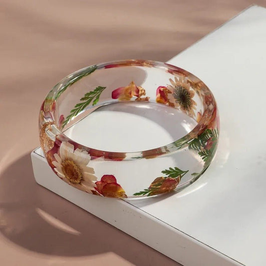 Garden Glimmer - Clear Bracelet-Shop Alies Boutique