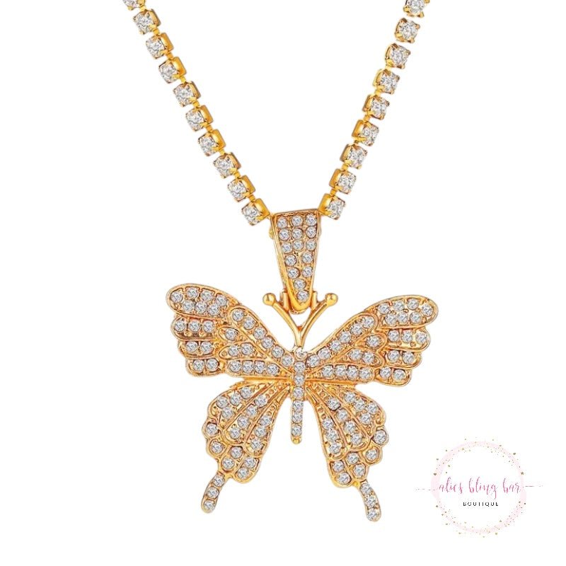 Gleaming Grace - Gold Necklace - Sale - Alies Bling Bar - Shop Alies Boutique