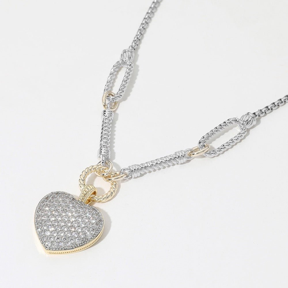Glimmer Link - 14K Gold Plated Necklace-Shop Alies Boutique