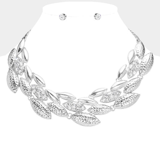 Glisten Game - Silver Necklace-Shop Alies Boutique