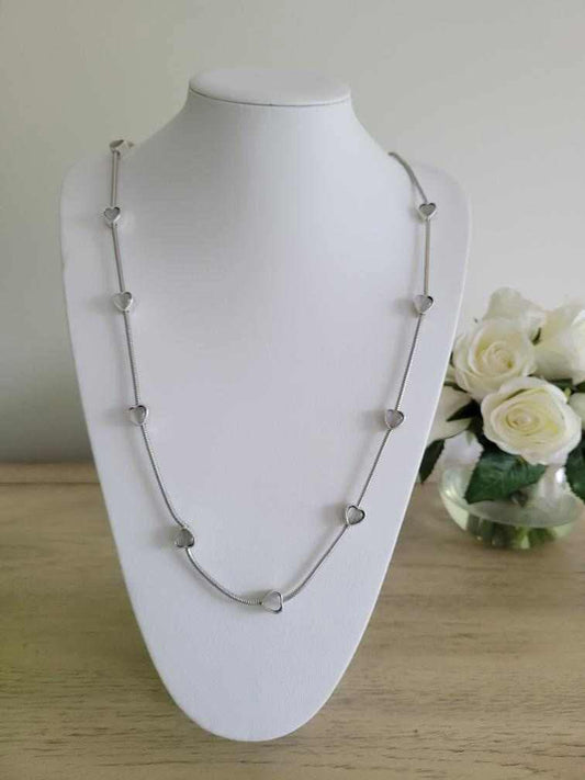 Linked Hearts Society - Silver Necklace - Shop Alies Boutique - Shop Alies Boutique