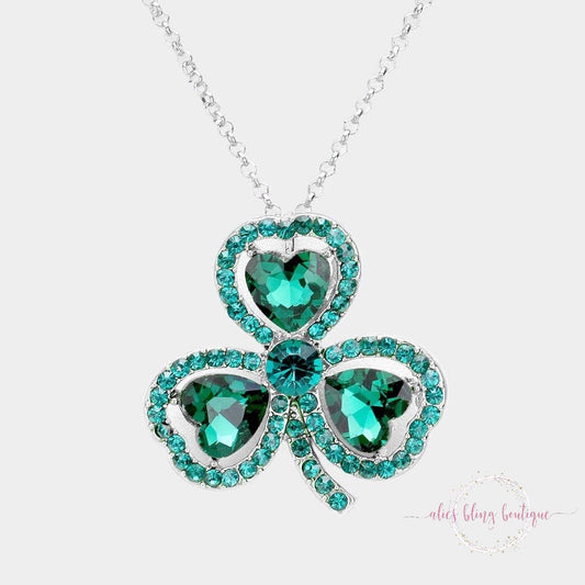 Lucky Heart - Silver Necklace - Sale-Shop Alies Boutique