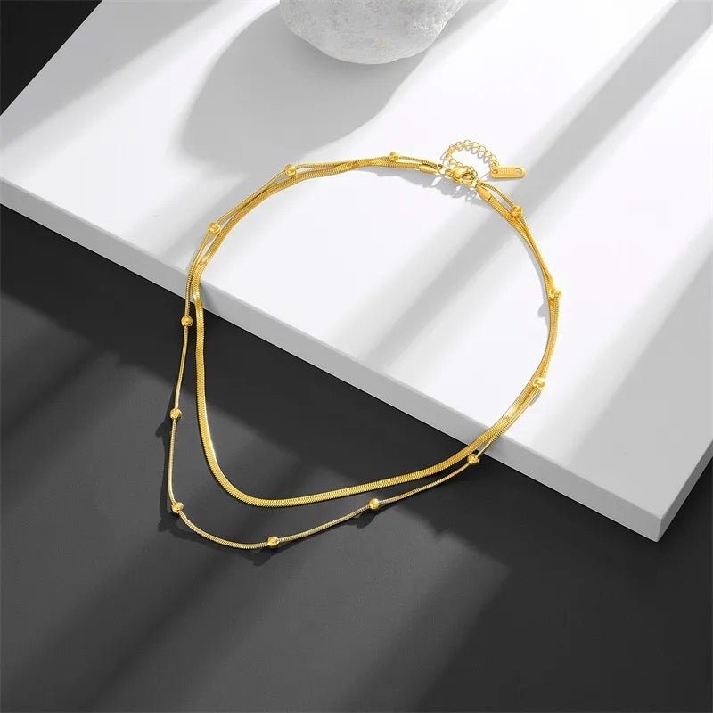 Moonbeam Layers - Gold Necklace - Alie's Boutique - Shop Alies Boutique