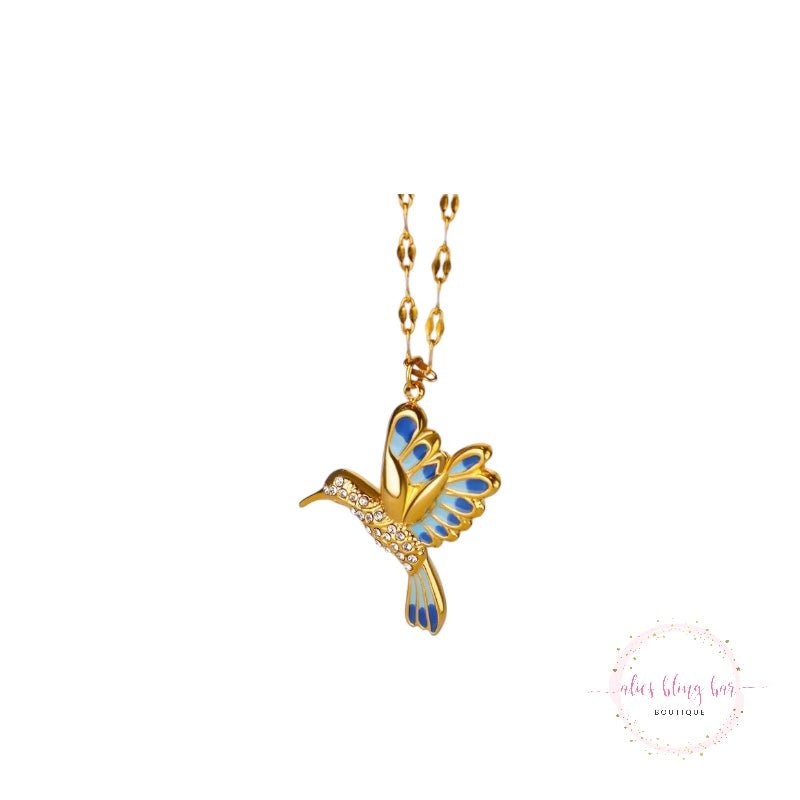 Nature's Jewel - Blue Necklace - Sale - Alies Bling Bar - Shop Alies Boutique