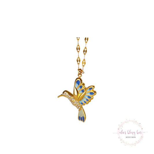 Nature's Jewel - Blue Necklace - Sale - Alies Bling Bar - Shop Alies Boutique