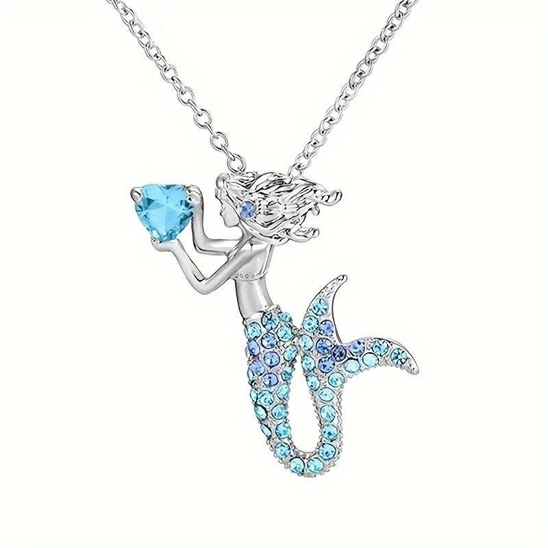 Ocean Muse - Blue Necklace - Sale-Shop Alies Boutique