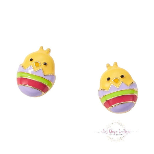 Peep Parade - Purple Earrings-Shop Alies Boutique