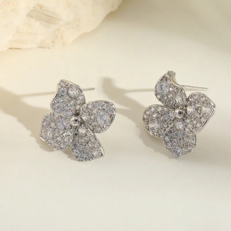 Pressed & Polished - Silver Earrings-Shop Alies Boutique