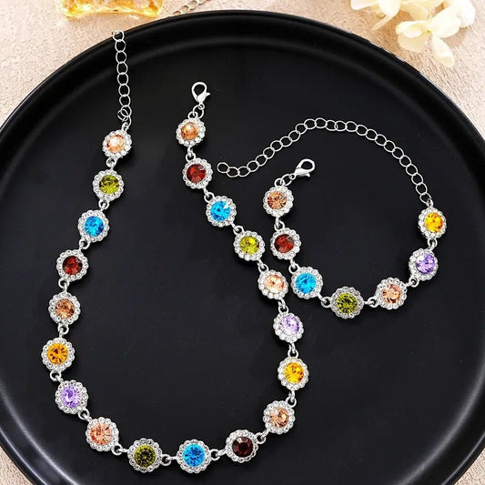 Prism Pop - Multi Necklace & Bracelet Set - Alie's Boutique - Shop Alies Boutique