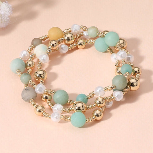 Radiance Rush - Mint Bracelet Set-Shop Alies Boutique