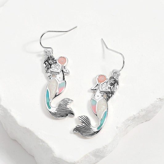 Rebel Siren - Sea Glass Earrings - Sale-Shop Alies Boutique