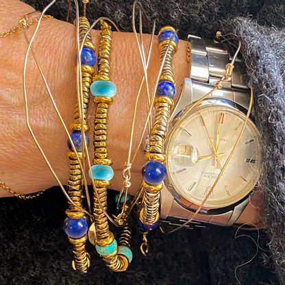 Gleaming Essence Bracelet in Blue Celite