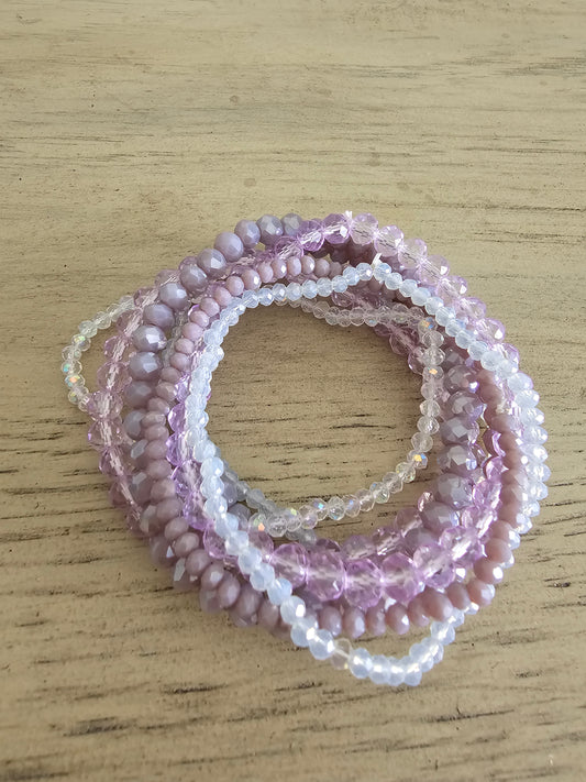 Lavender - 8-Piece Bracelet Stack