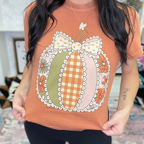 Lace Patchwork Graphic Tee