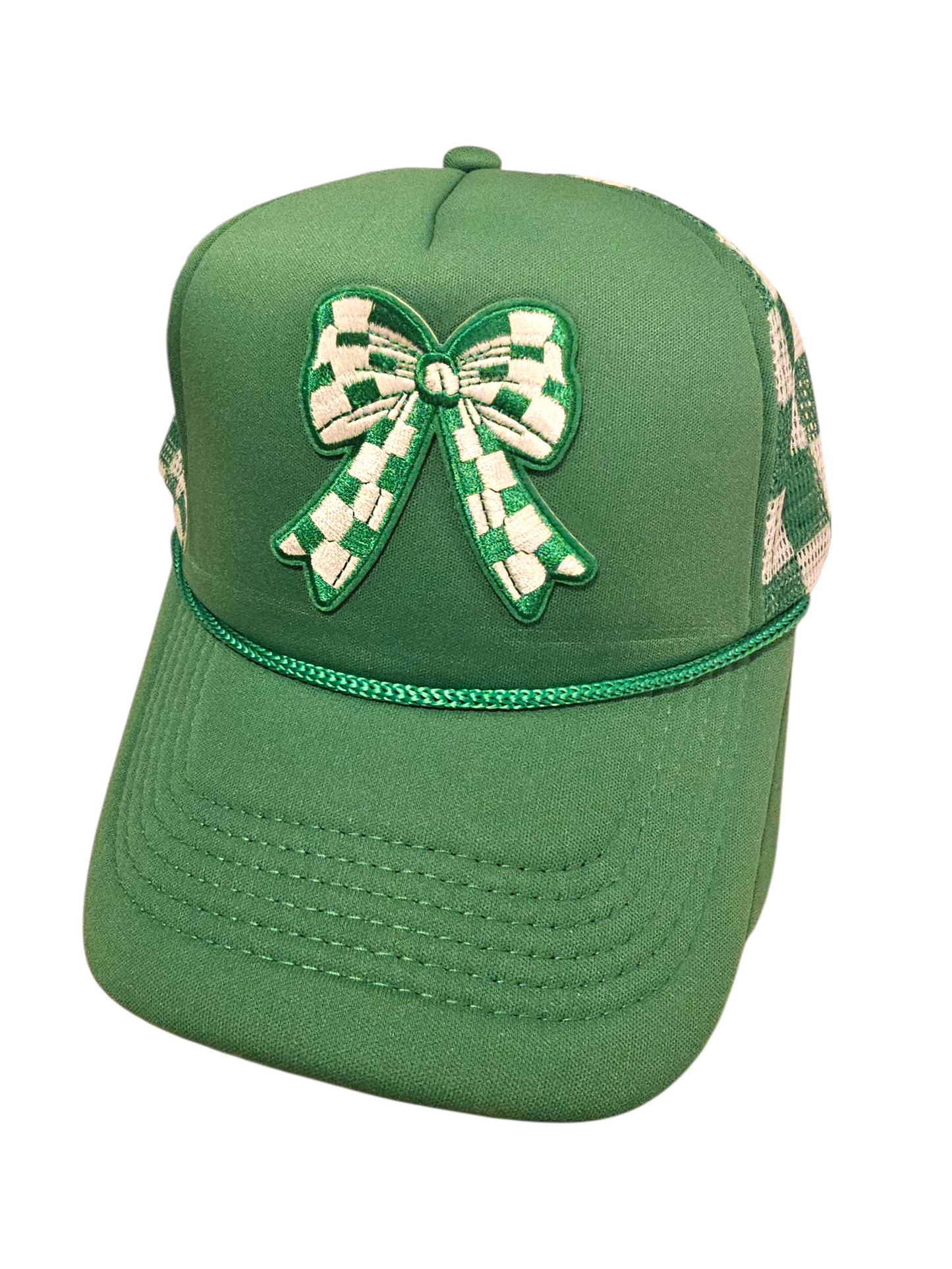Game Day Trucker Bow Hat - Green