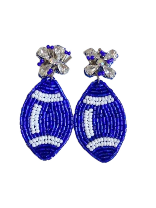 Friday Night Lights - Blue Earrings