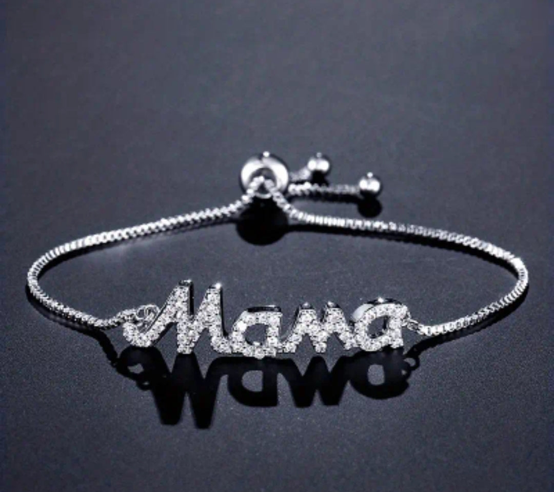 Special Mama - Silver Bolo Bracelet - Alies Bling Bar