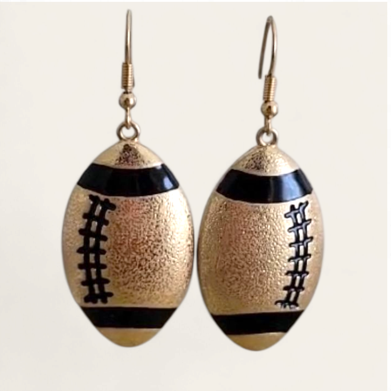 Game Day Drop - Gold Earrings