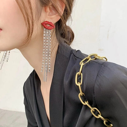 Sparkle & Pout Lip Earring Earrings