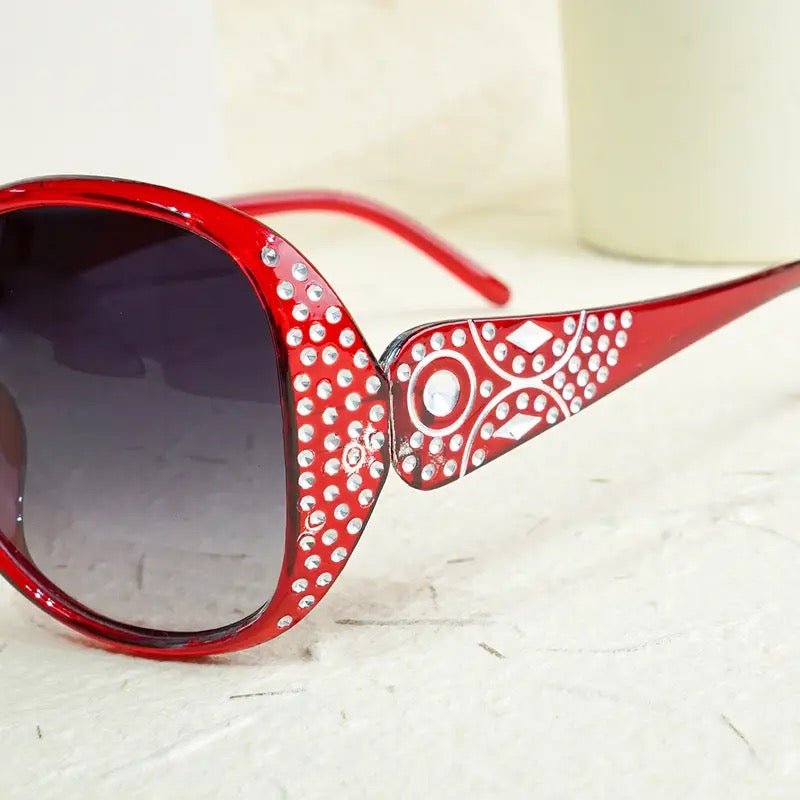 Scene Stealer - Red Sunglasses-Shop Alies Boutique