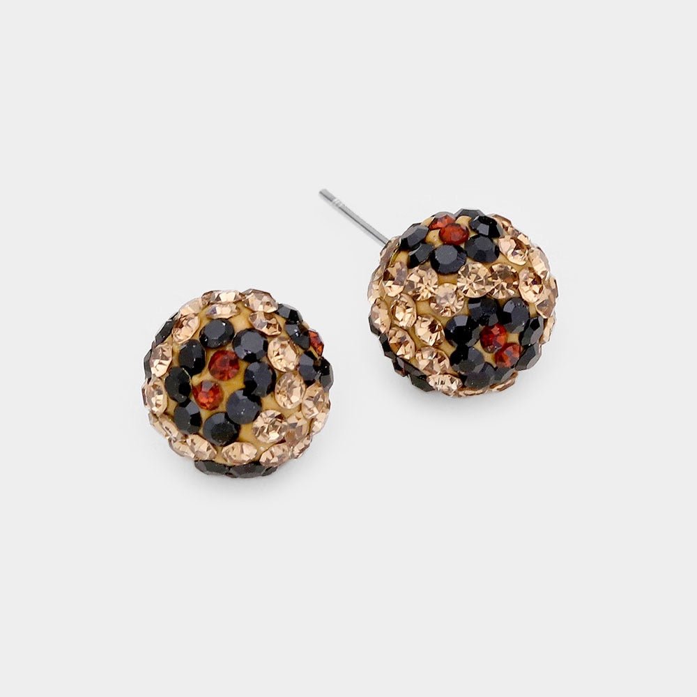 Sugar Rush - Leopard Stud Earrings-Shop Alies Boutique