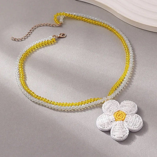 Sunbeam Bloom - Yellow Necklace - Alie's Boutique - Shop Alies Boutique