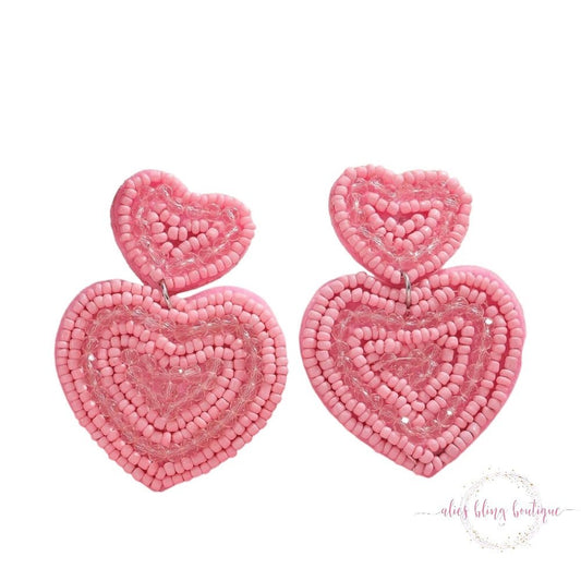 Sweetheart Duo Earrings - Sale-Shop Alies Boutique