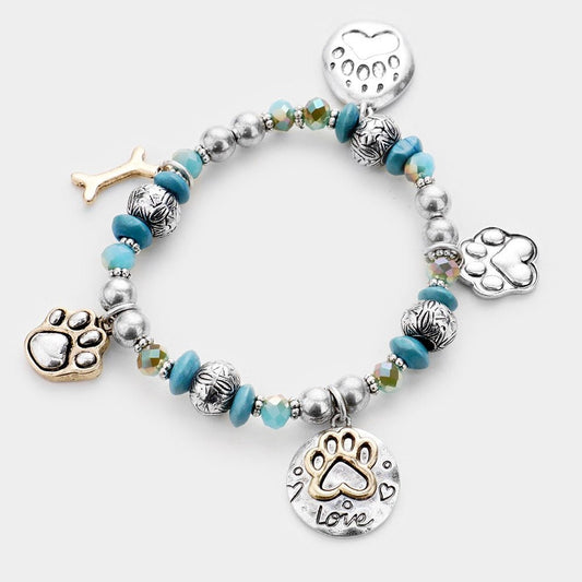 Whiskers & Wishes - Turquoise Bracelet-Shop Alies Boutique