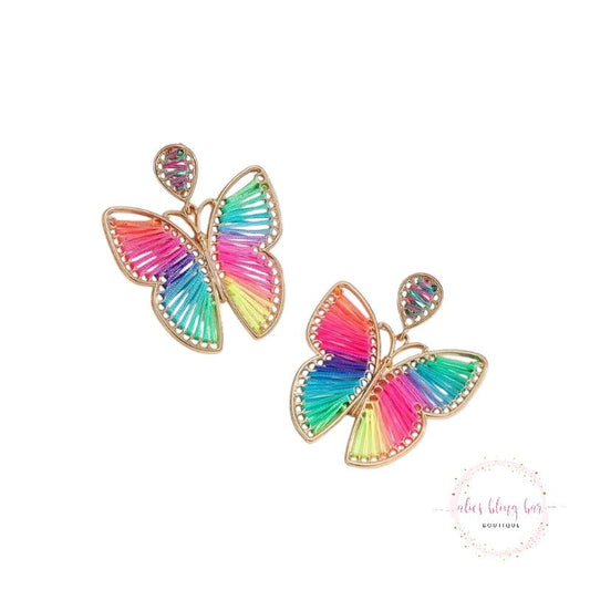 Woven Flight - Multi Drop Earrings - Sale-Shop Alies Boutique